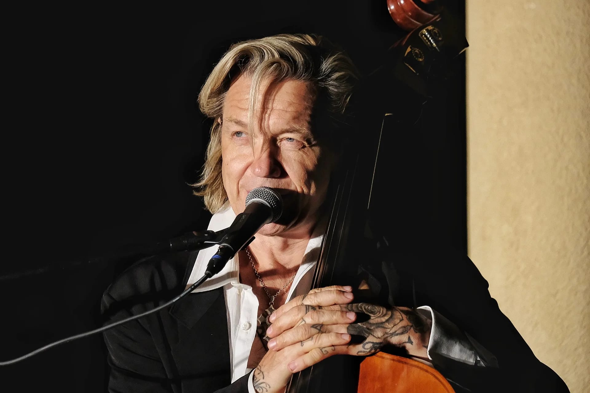 Muzyk jazzowy Wojciech Mazolewski