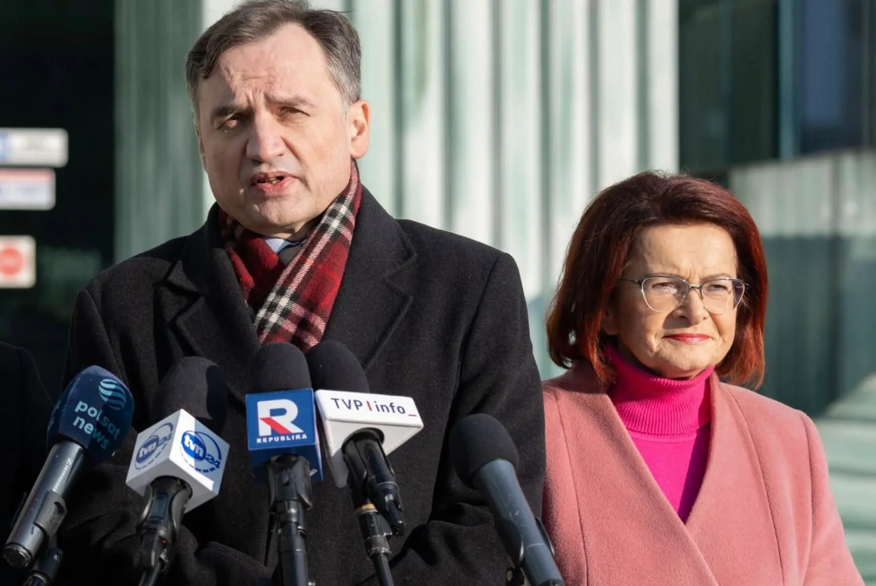 Zbigniew Ziobro i Maria Kurowska