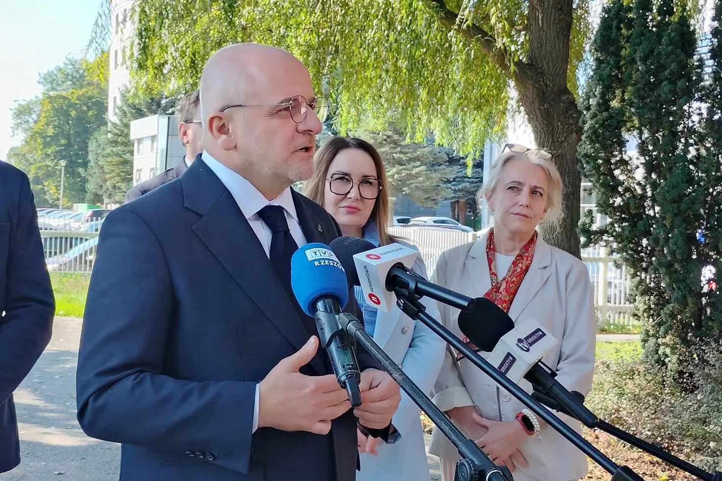 Paweł Kowal na konferencji prasowej