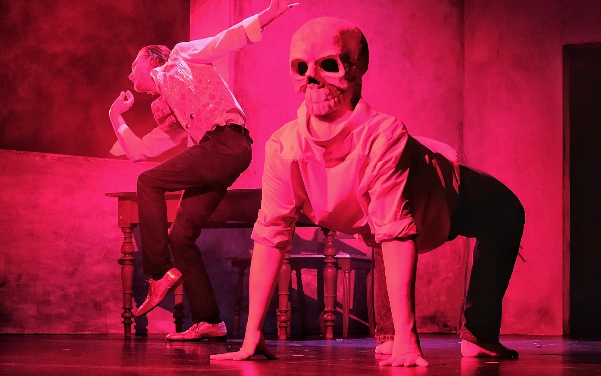Spektakl "Wesele" w rzeszowskim Teatrze Maska