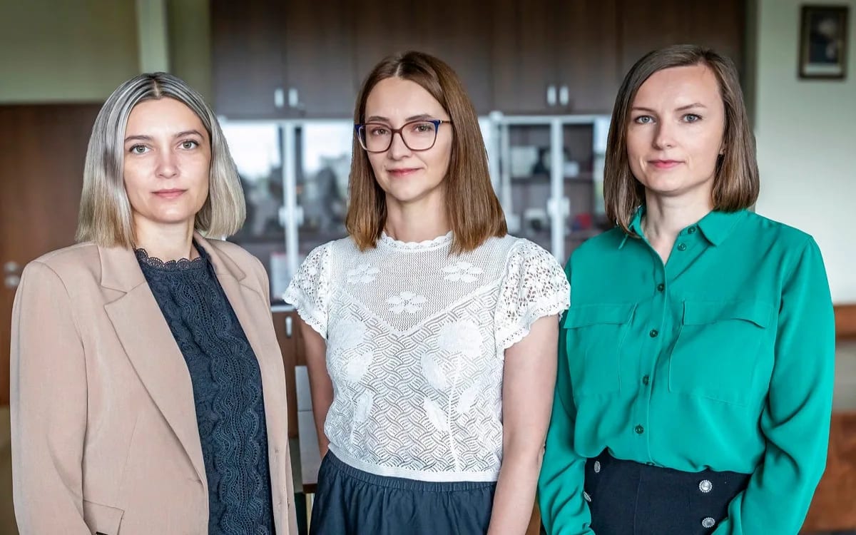 Maryna Bulakh, Monika Szopińska-Mularz i Sabina Ziembowicz z Politechniki Rzeszowskiej