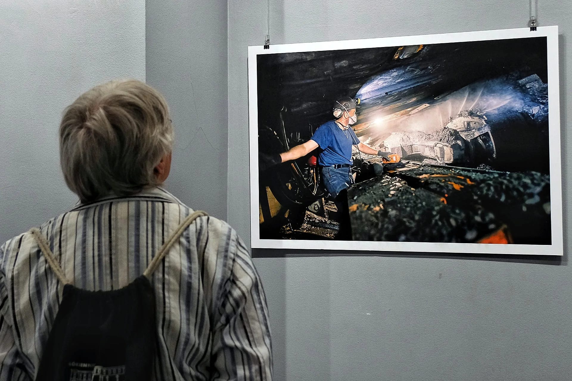 Zdjęcie z kopalni węgla Grzegorza Kołnierzaka