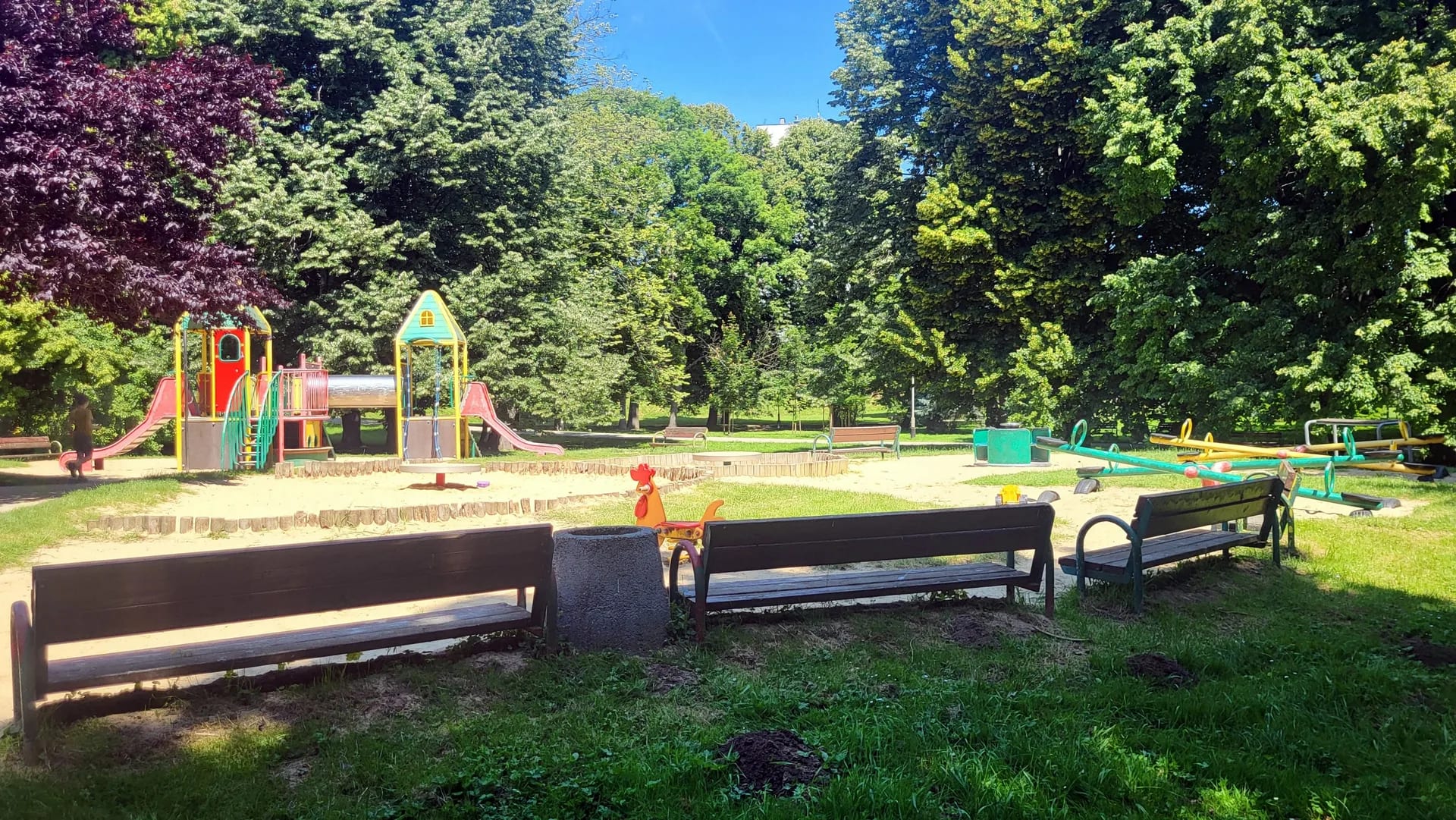 plac zabaw w Parku Kultury i Wypoczynku