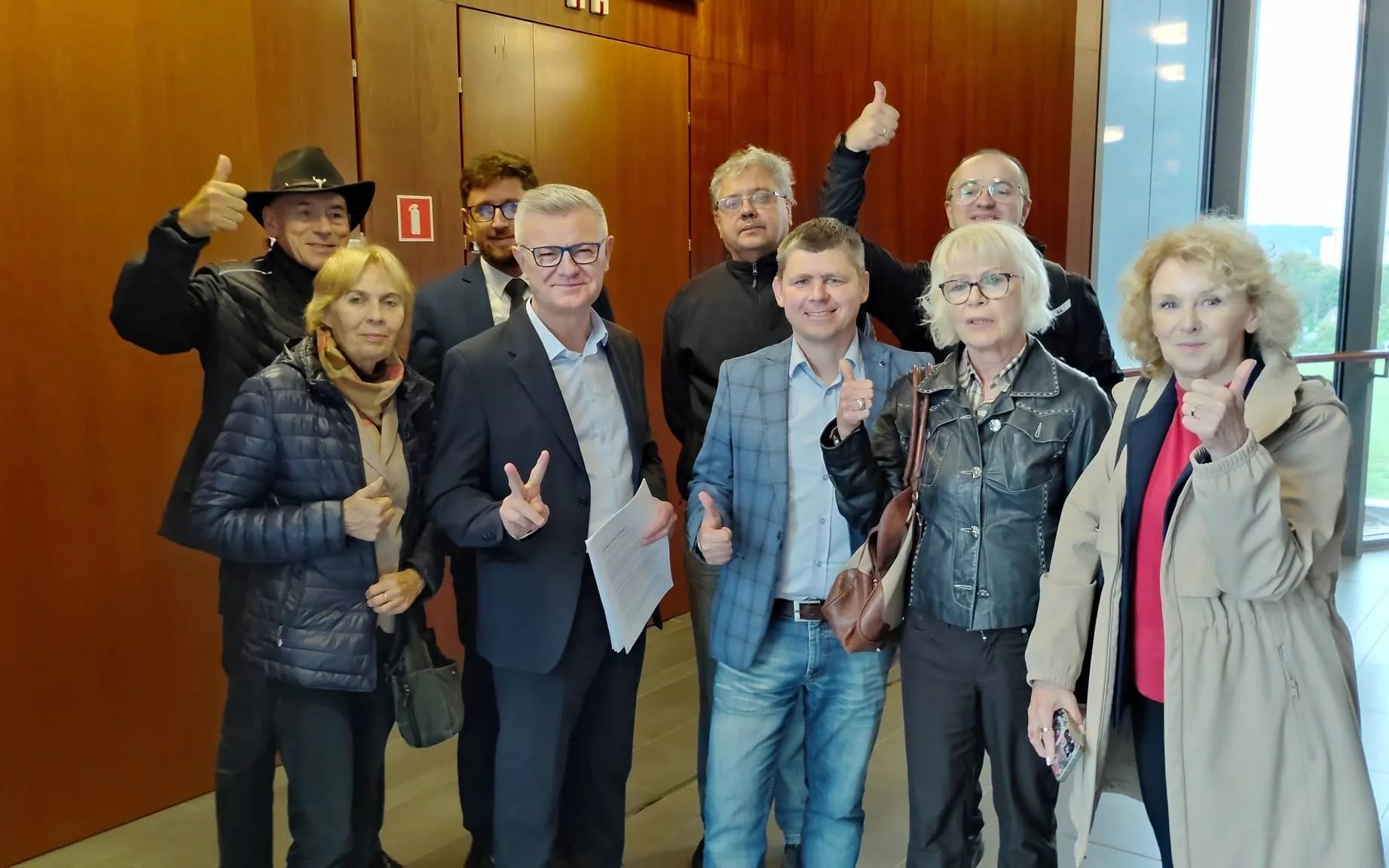 działacze KO w Sądzie Rejonowym