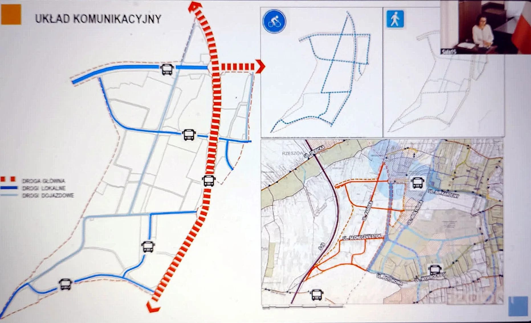 plan komunikacyjny na osiedlu