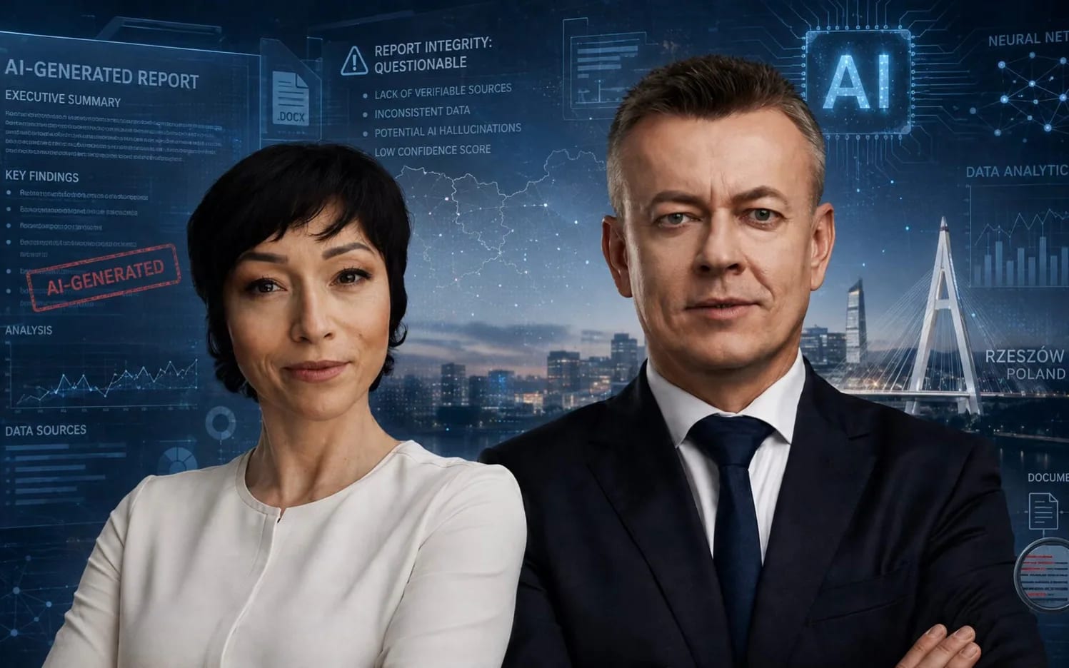 Prof. Barbara Mróz-Gorgoń i prof. Jacek Strojny