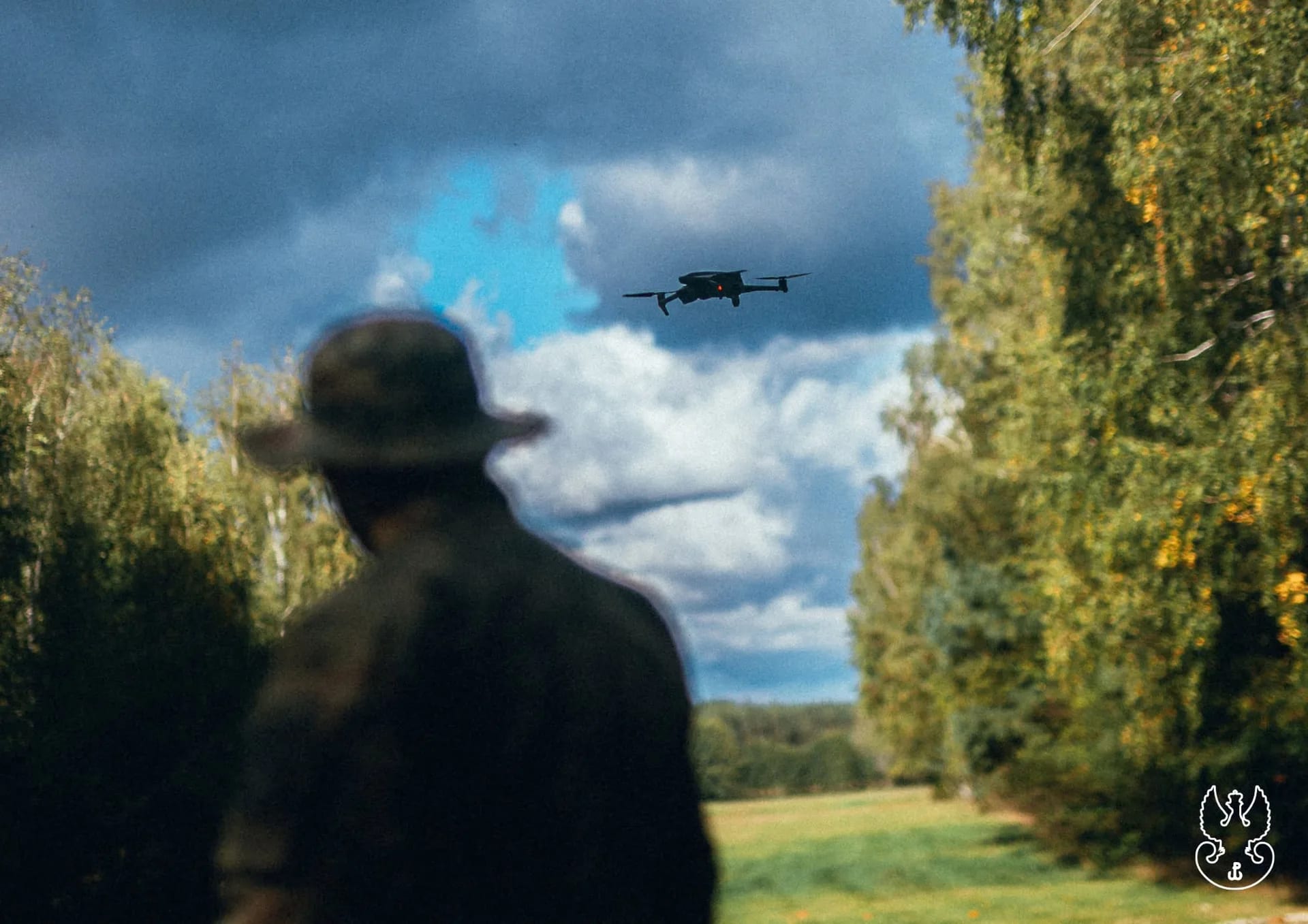 Wojskowy dron w akcji
