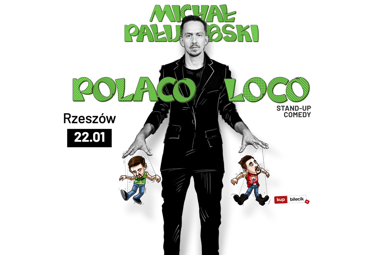 Plakat do trasy Michała Pałubskiego
