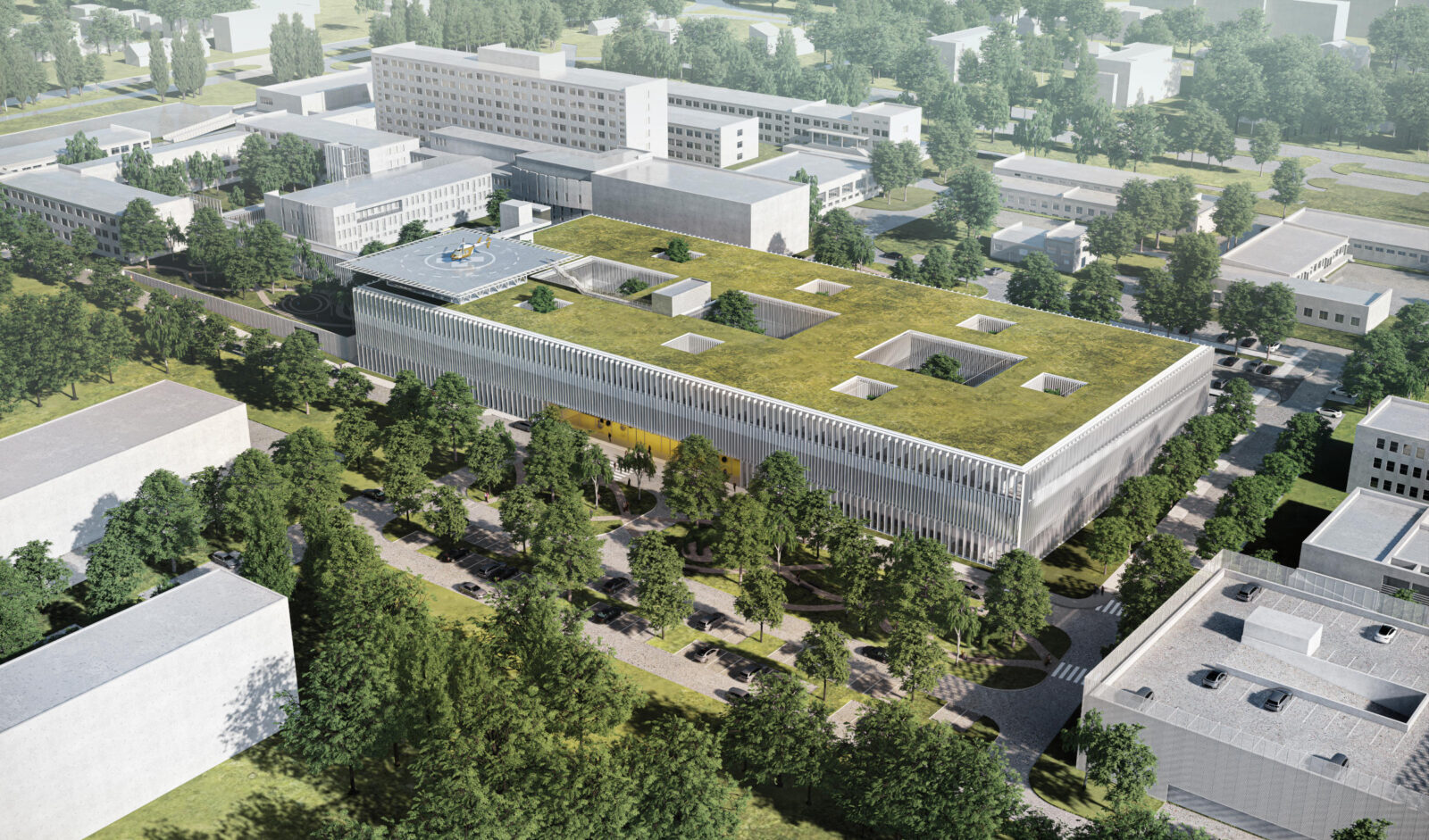 Podkarpackie Centrum Medycyny Dziecięcej - projekt budynku, który powstanie przy szpitalu na ul. Lwowskiej