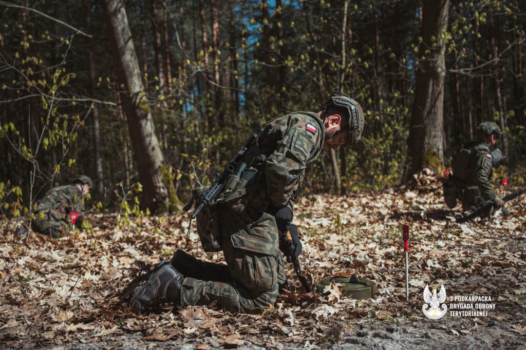 Saper z Podkarpackiej Brygady Obrony Terytorialnej