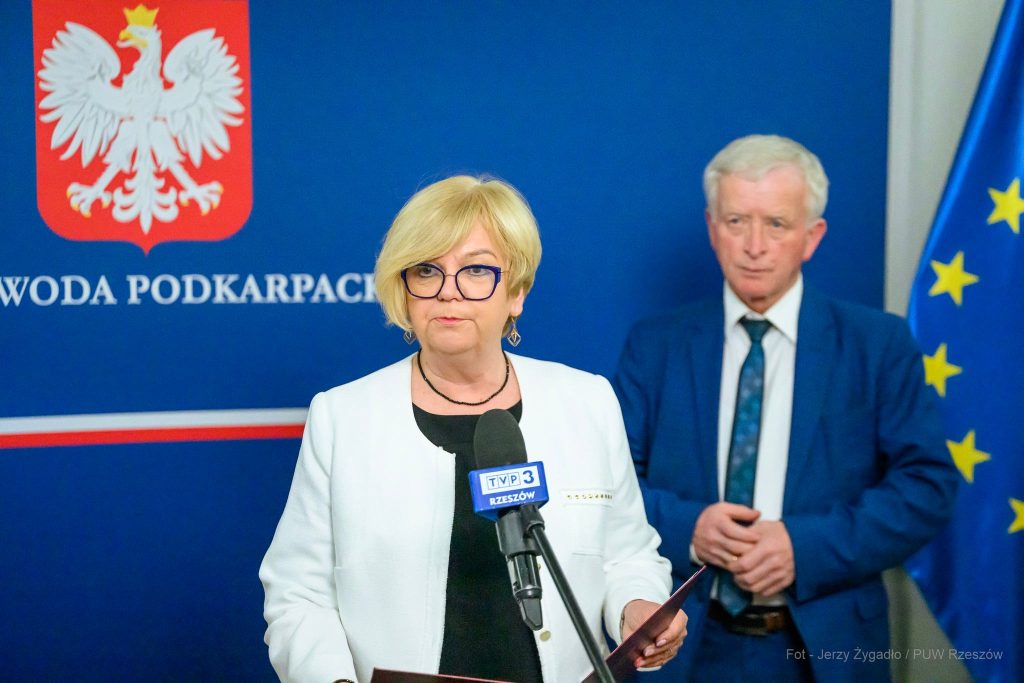 "Razem bezpieczniej" - konferencja wojewody w Rzeszowie.