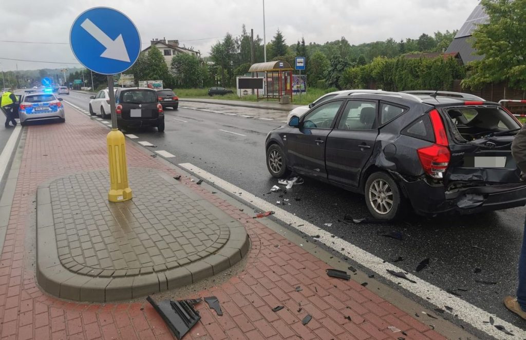 Kolizja w Tyczynie