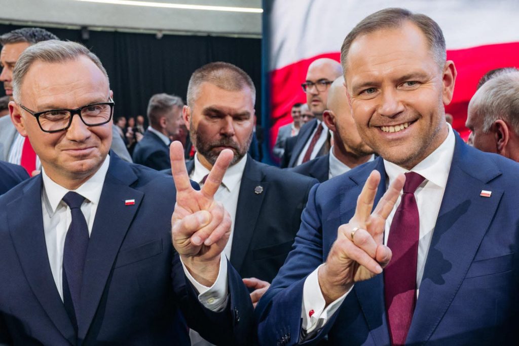 prezydent Duda i Karol Nawrocki