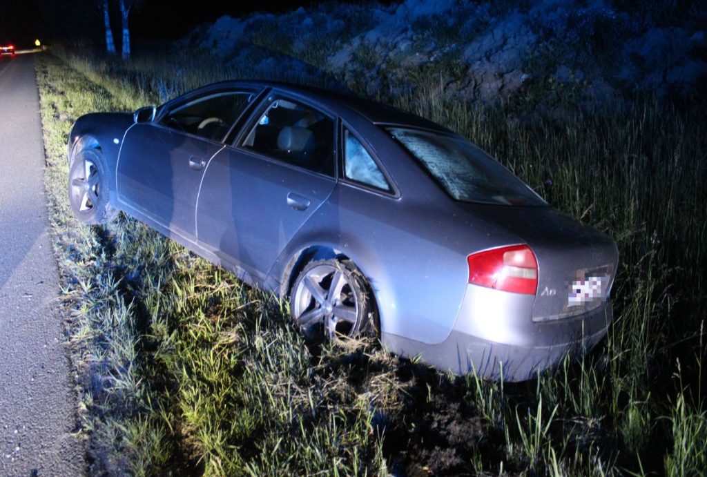 Audi kierował pijany kierowca