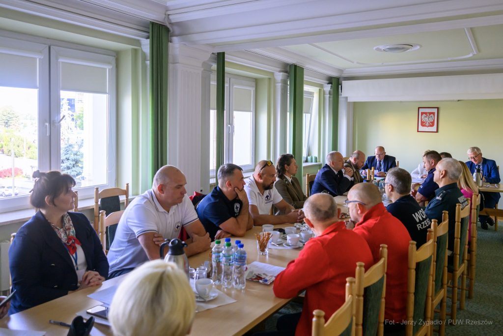 spotkanie Wojewódzkiego Zespołu Zarządzania Kryzysowego