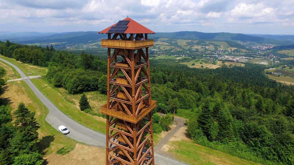 Holica - wieże widokowe w Bieszczadach