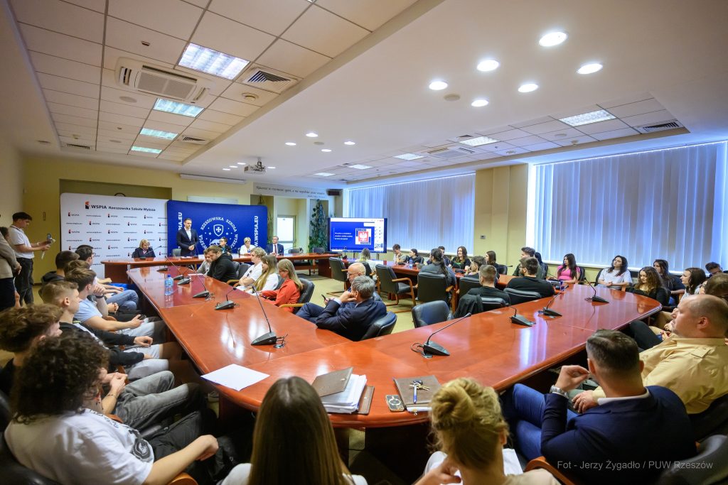 studenci jednej z rzeszowskich uczelni