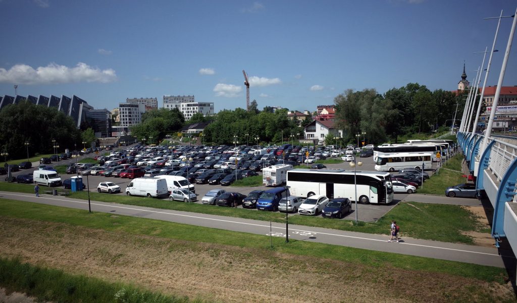 Parking na Podpromiu w Rzeszowie.