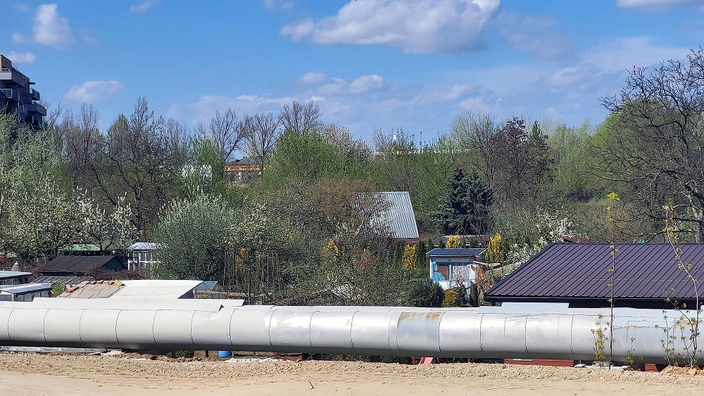 ogródki działkowe na ulicy Ciepłowniczej w Rzeszowie
