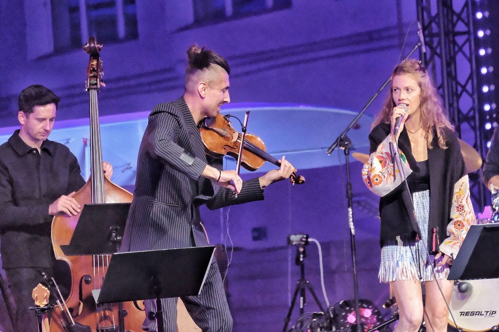 Kari Sal i Adam Bałdych na koncercie Young Arts Festival