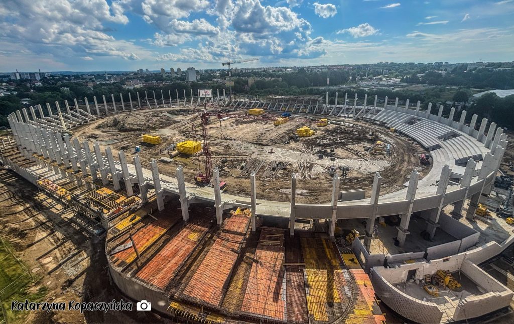 plac budowy Podkarpackiego Centrum Lekkiej Atletyki