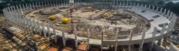 Plac budowy Podkarpackiego Centrum Lekkiej Atletyki