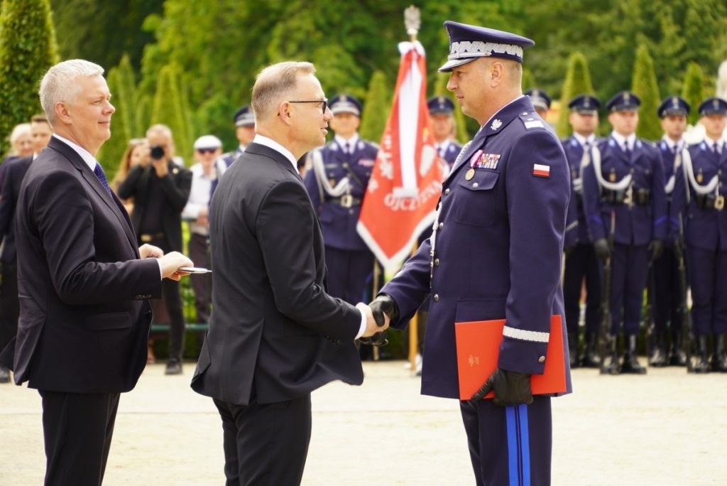 Andrzej Patrzałek i Andrzej Duda