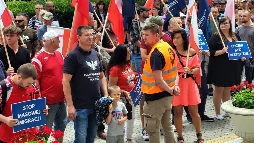 Manifestacja antyimigracyjna