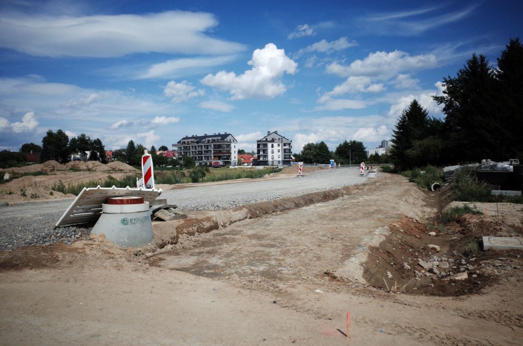 Budowa łącznika dróg na Słocinie