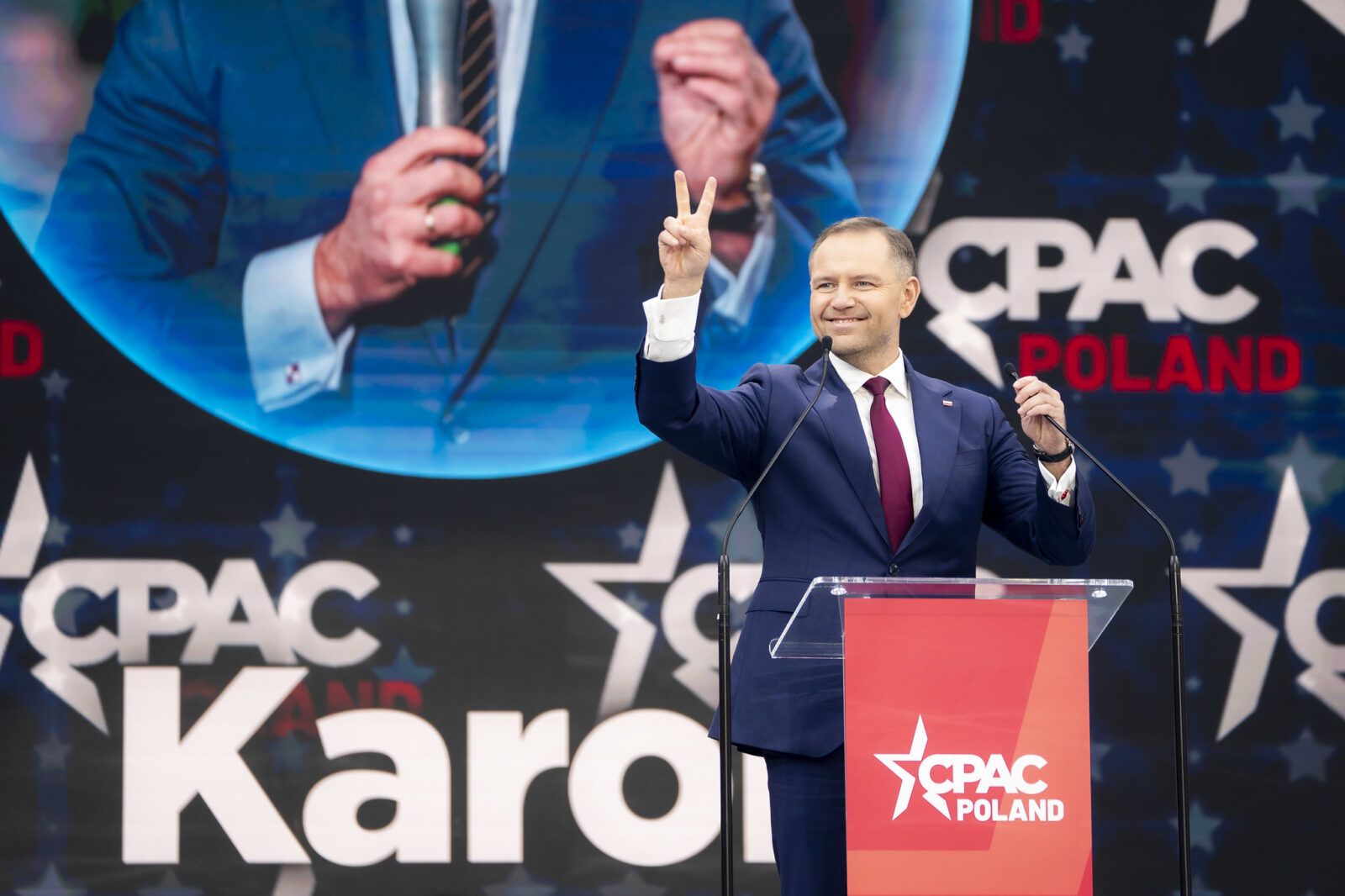 Karol Nawrocki na CPAC Polska