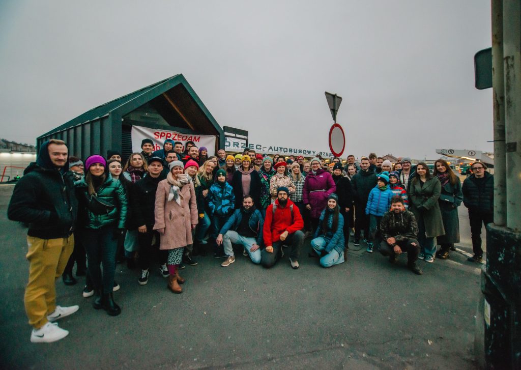 Zdjęcie na dworcu autobusowym w Rzeszowie