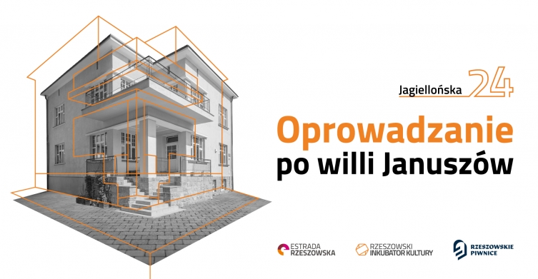 Oprowadzanie po willi Januszów w Rzeszowie.