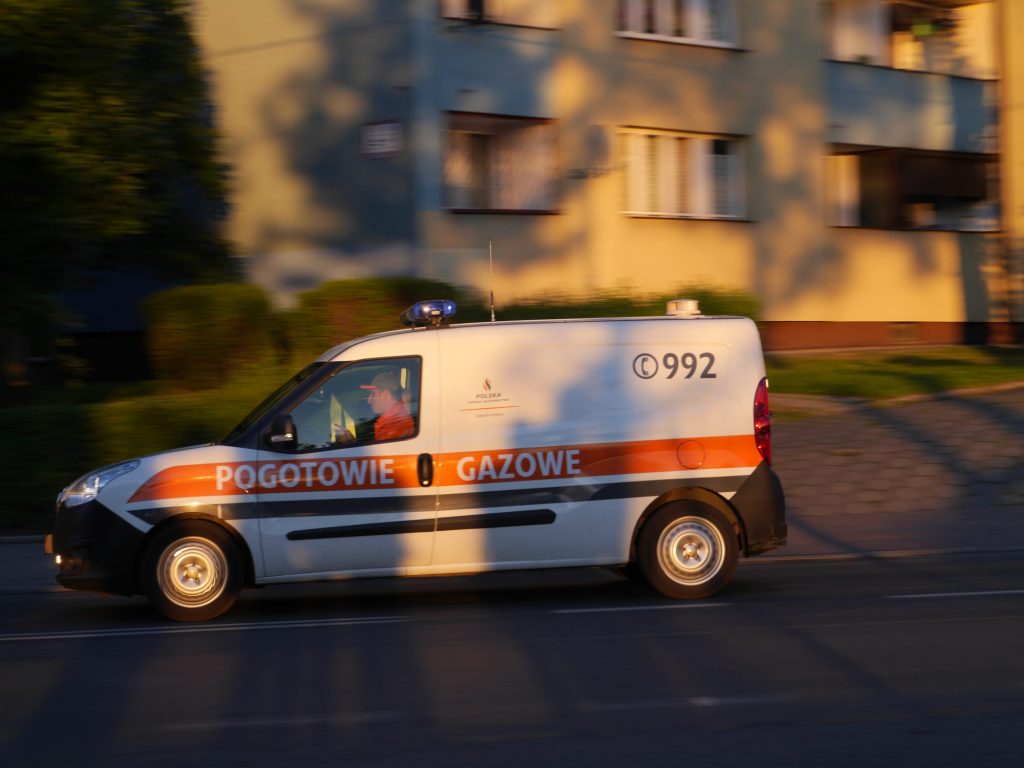 Samochód pogotowia gazowego