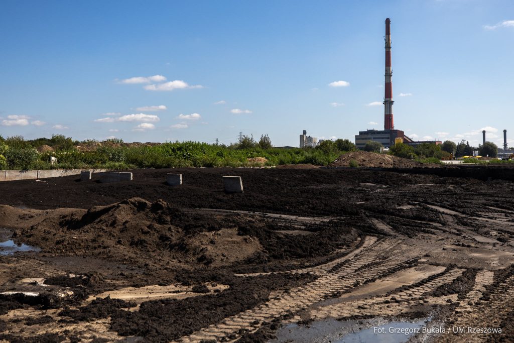 Budowa w oczyszczalni ścieków