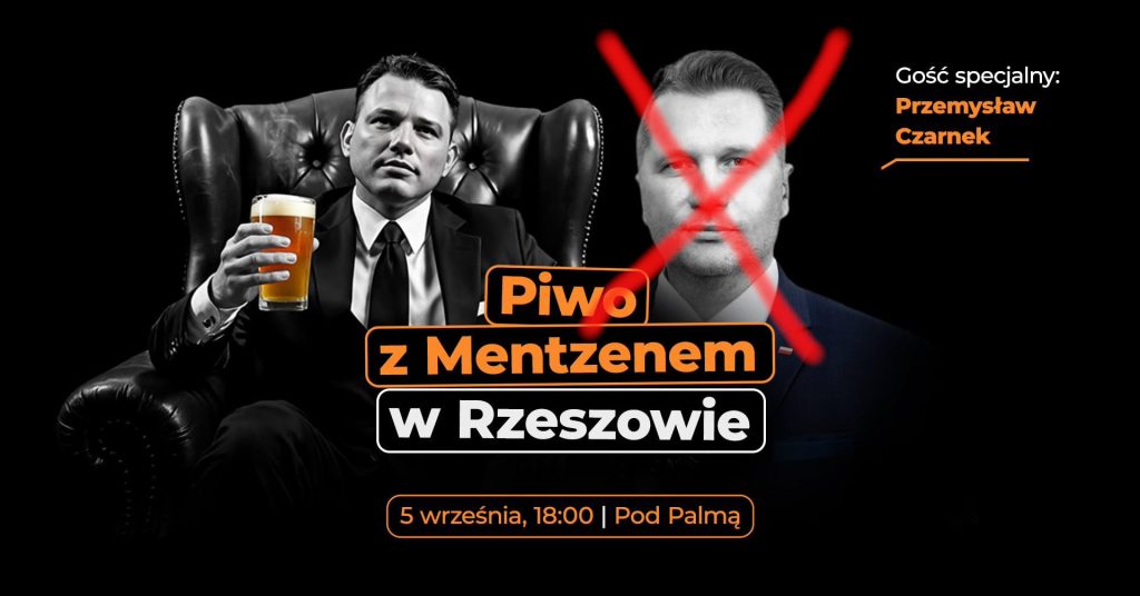 Mentzen i Czarnek nie napiją się w Rzeszowie