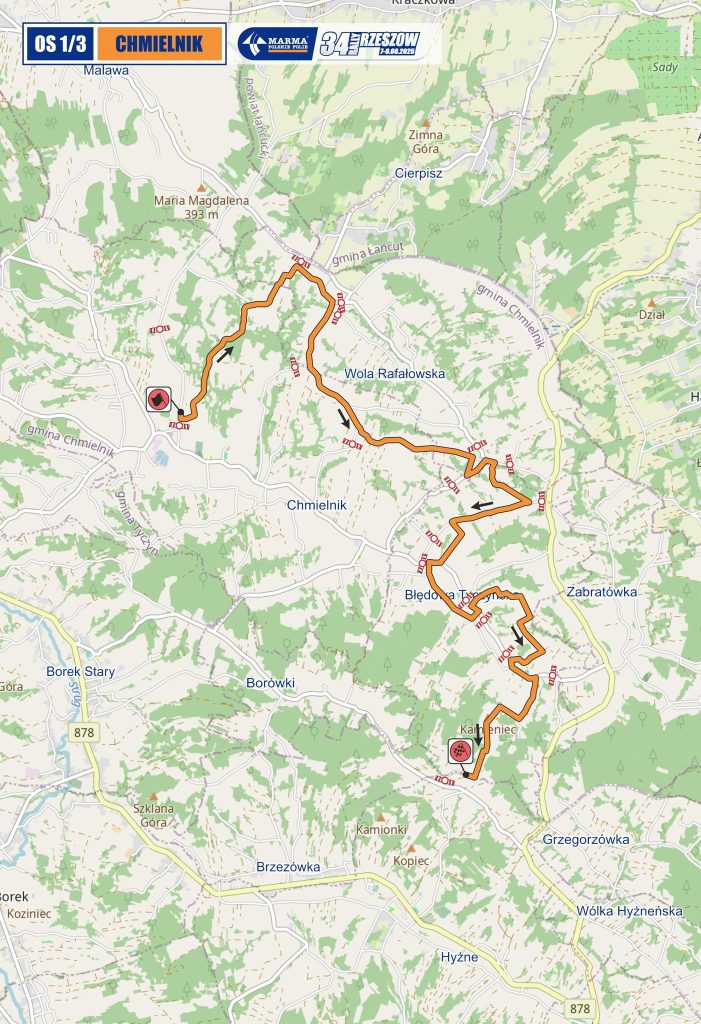 Rajd Rzeszowski - odcinek Chmielnik