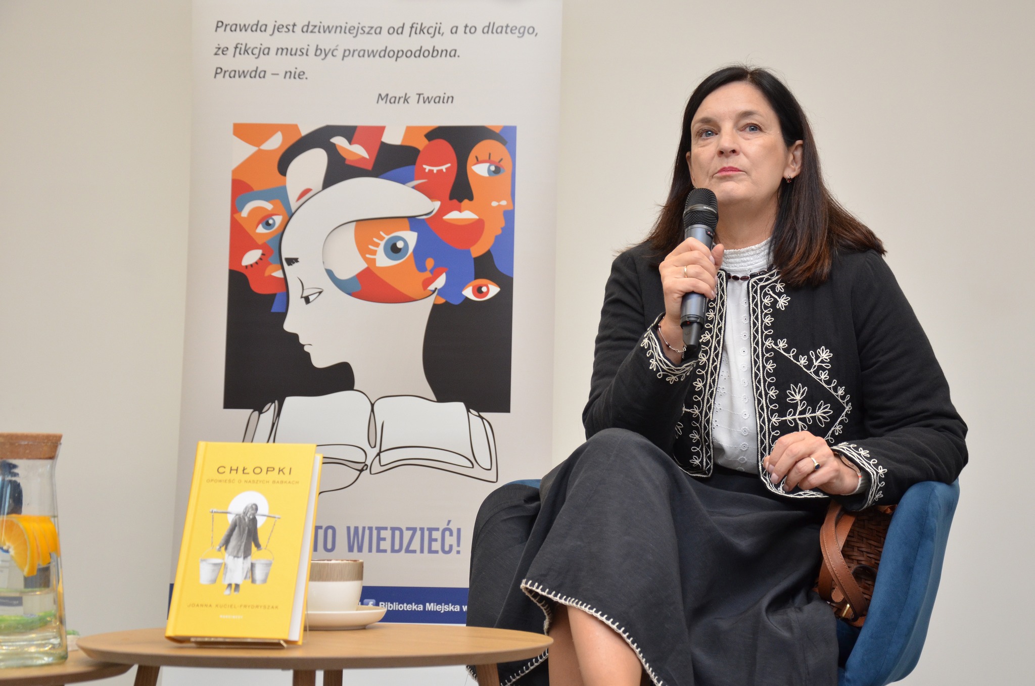 Joanna Kuciel_frydryszak, autorka "Chłopek", spotka się z Czytelnikami w Rzeszowie. | Fot. FB / Biblioteka Miejska w Puławach