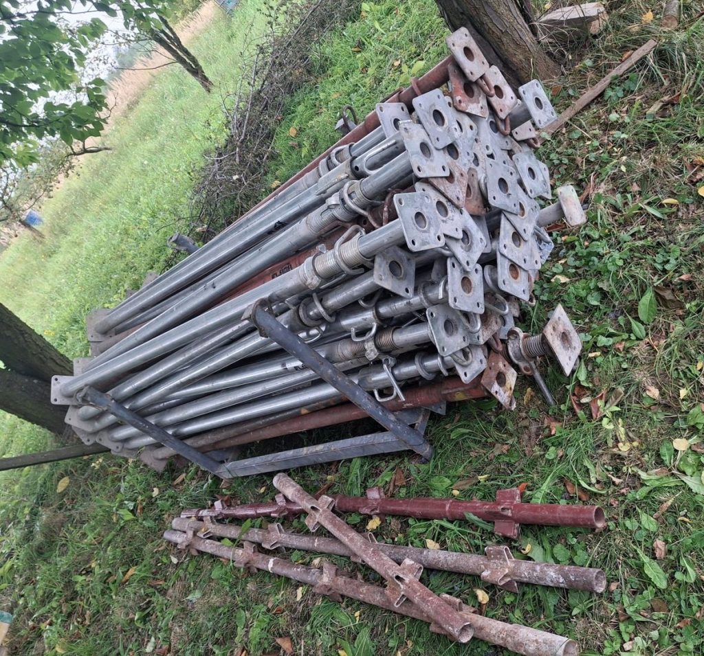 Skradzione z budowy elementy