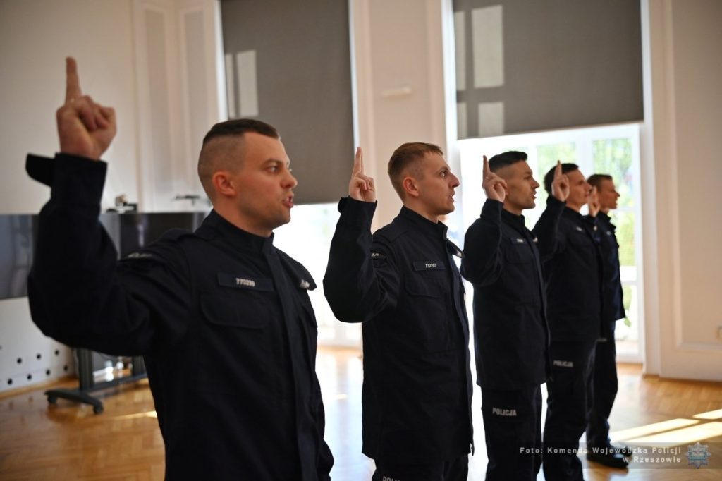 Ślubowanie policjantów w Rzeszowie