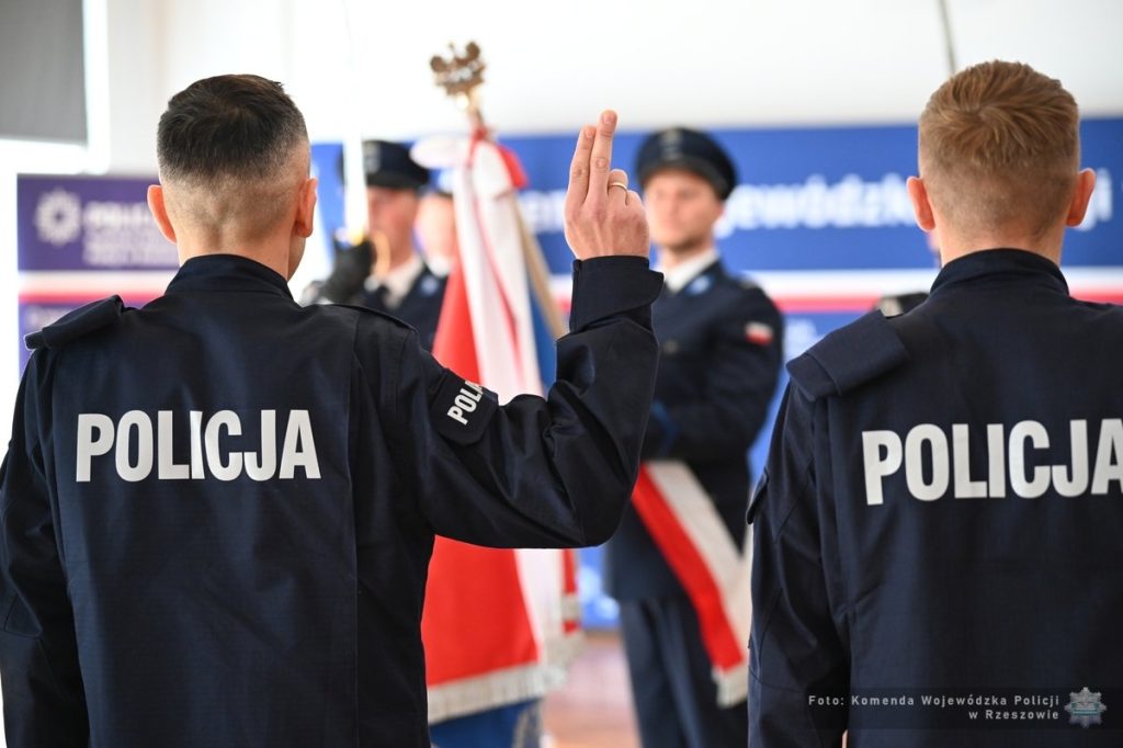 Ślubowanie policjantów w Rzeszowie