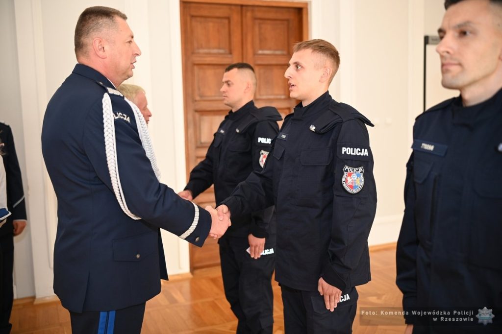 Ślubowanie policjantów w Rzeszowie