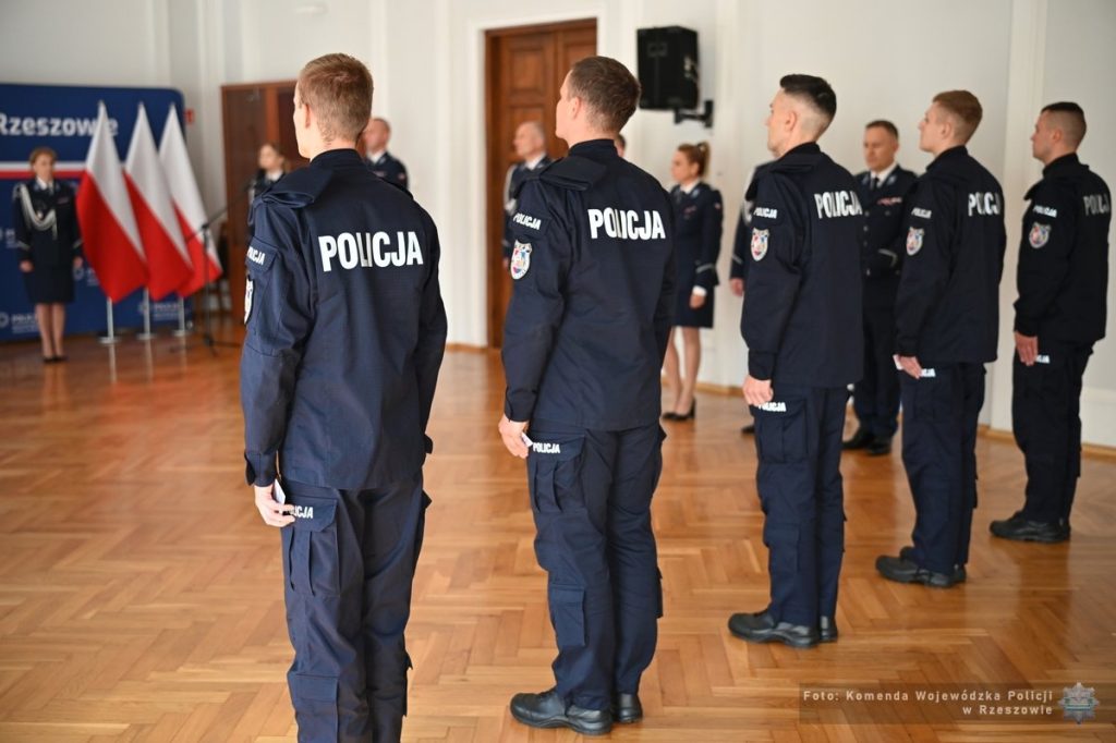 Ślubowanie policjantów w Rzeszowie