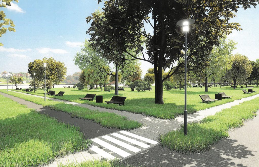 Nowy park w Rzeszowie - wizualizacje