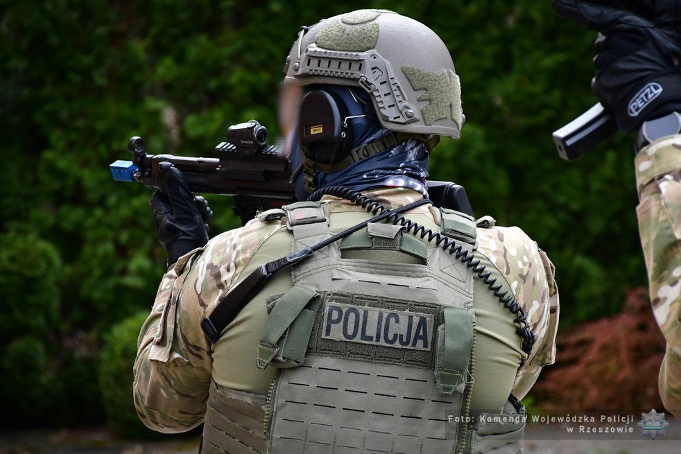 Ćwiczenia policji