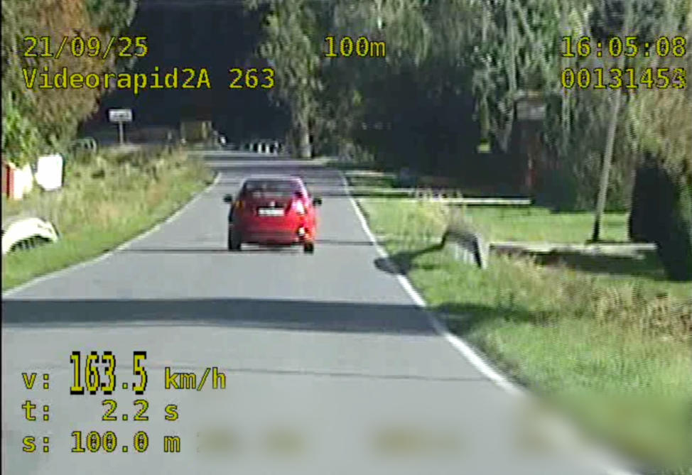Prędkość 163 km/h