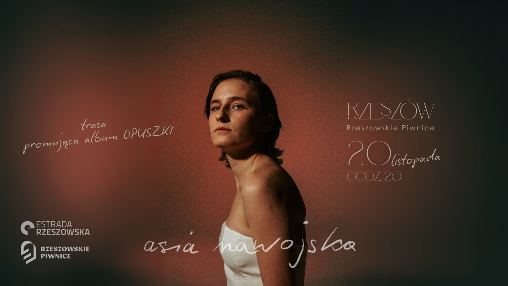 Asia Nawojska wystąpi w Rzeszowskich Piwnicach.
