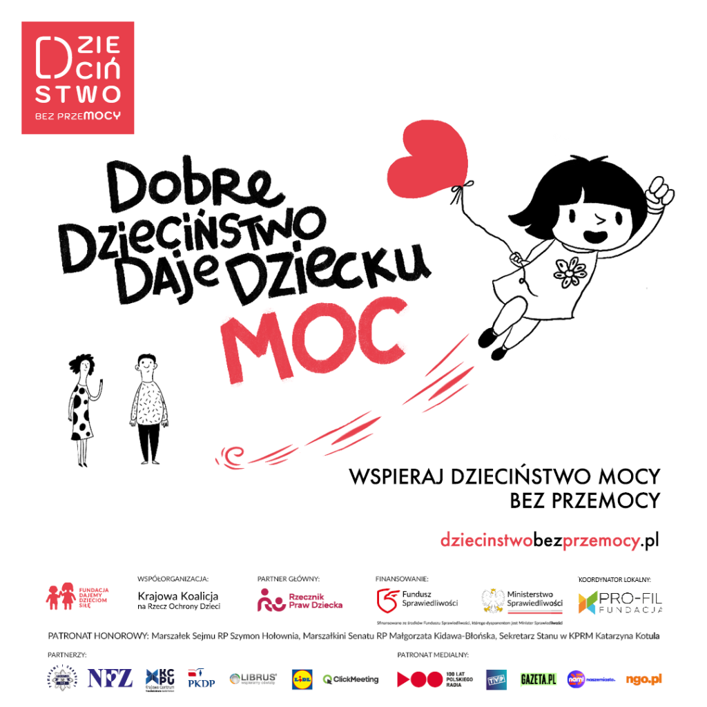 Dzieciństwo bez przemocy - plakat