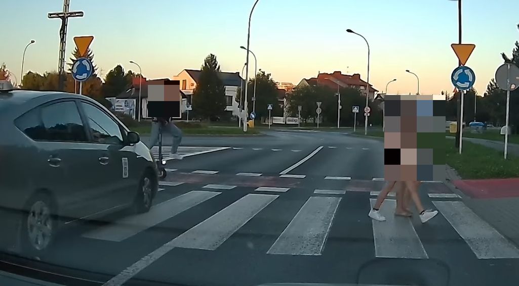 Przejazd na hulajnodze