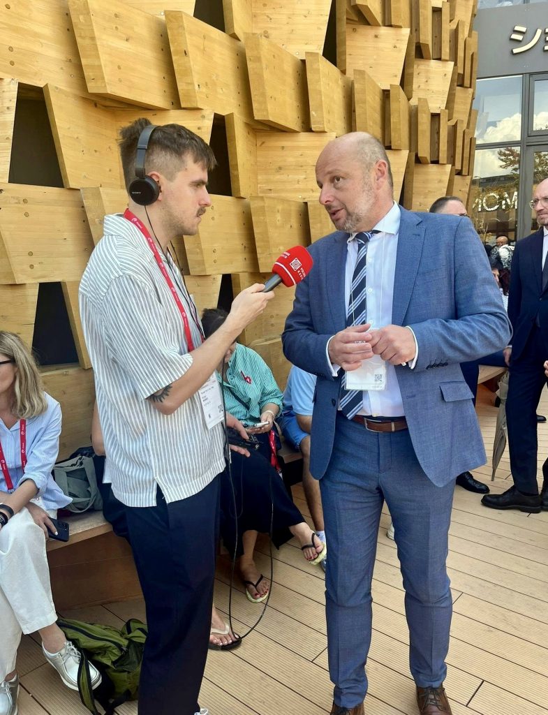 Konrad Fijołek na Expo