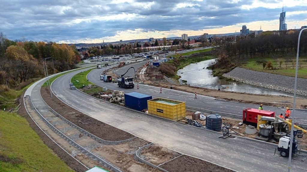 Budowa Wisłokostrady, październik 2025